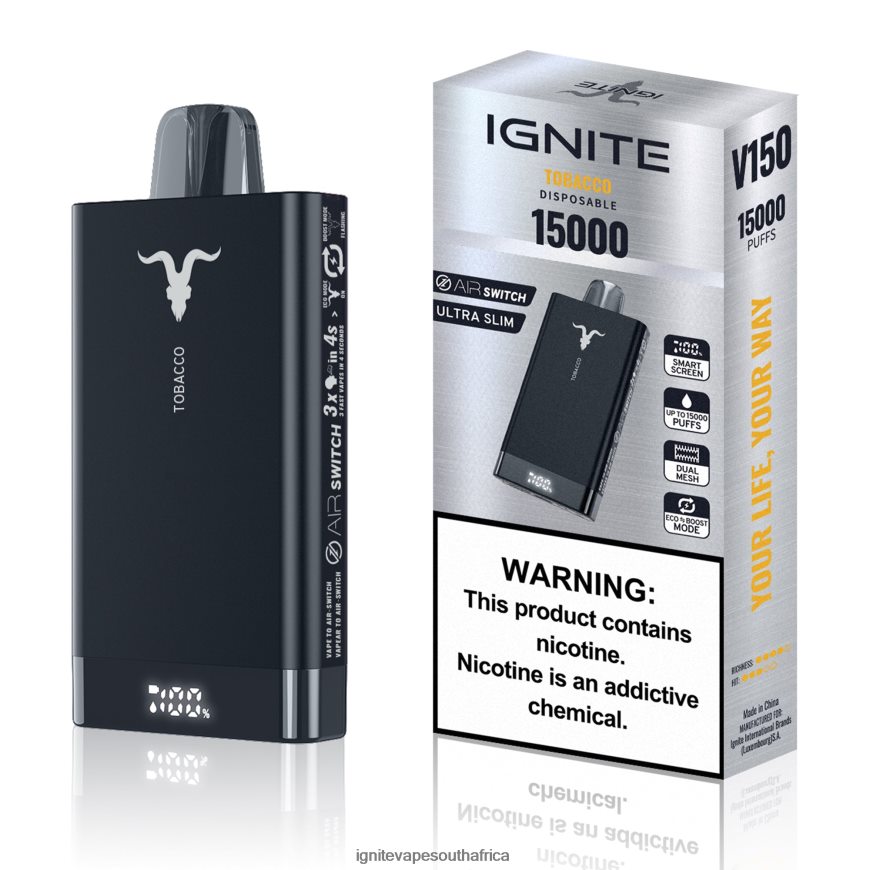 IGNITE Vape Shop - IGNITE V150 Vape Pen 6L6BR27 Tobacco