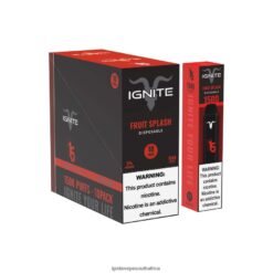 IGNITE Puff Price - IGNITE V15 Vape Pen 10-Pack 6L6BR2100 Fruit Splash