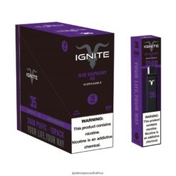 IGNITE Puff Price - IGNITE V35 Vape Pen 10-Pack 6L6BR2120 Blue Raspberry Ice