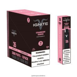 IGNITE Vape Cape Town - IGNITE V35 Vape Pen 10-Pack 6L6BR2128 Strawberry Banana