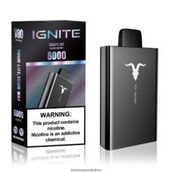 IGNITE Vape Disposable - IGNITE V80 Vape Pen 6L6BR244 Grape Ice