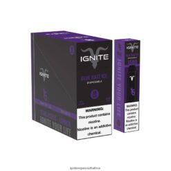 IGNITE Vape Flavors - IGNITE V15 Vape Pen 10-Pack 6L6BR296 Blue Razz Ice