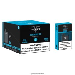 IGNITE Vape Reviews - IGNITE V60 Vape Pen 10-Pack 6L6BR213 Blueberry Ice
