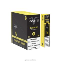 IGNITE Vape South Africa - IGNITE V15 Vape Pen 10-Pack 6L6BR211 Banana Ice