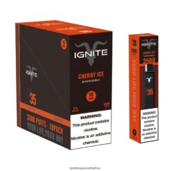 IGNITE Vape South Africa - IGNITE V35 Vape Pen 10-Pack 6L6BR2121 Cherry Ice