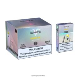 IGNITE Vape South Africa - IGNITE V50 Vape Pen 10-Pack 6L6BR2141 Banana Ice
