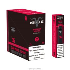 IGNITE Vape Store - IGNITE V35 Vape Pen 10-Pack 6L6BR2129 Watermelon Apple Ice