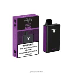 IGNITE Vapes South Africa - IGNITE V60 Vape Pen 6L6BR232 Grape Ice